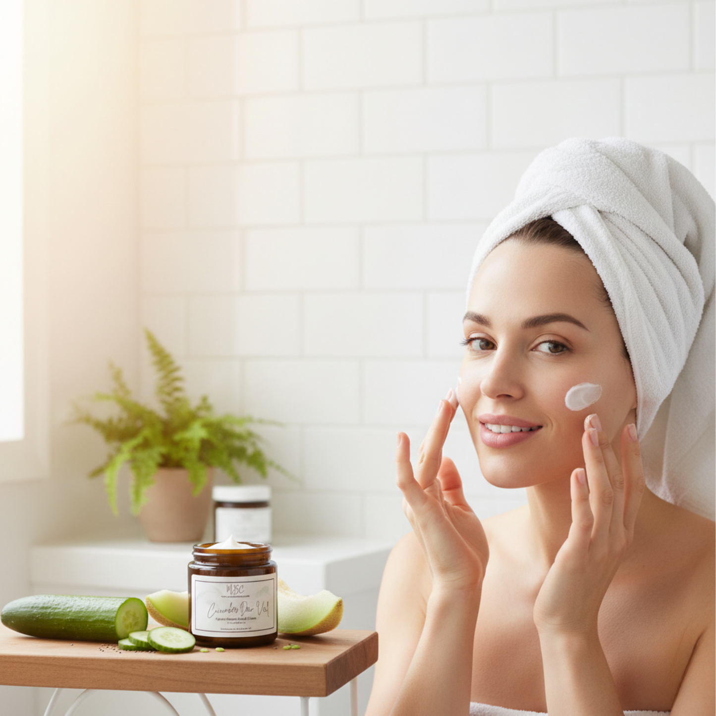 Cucumber Dew Veil | Somatic Moisture & Shielding Protocol