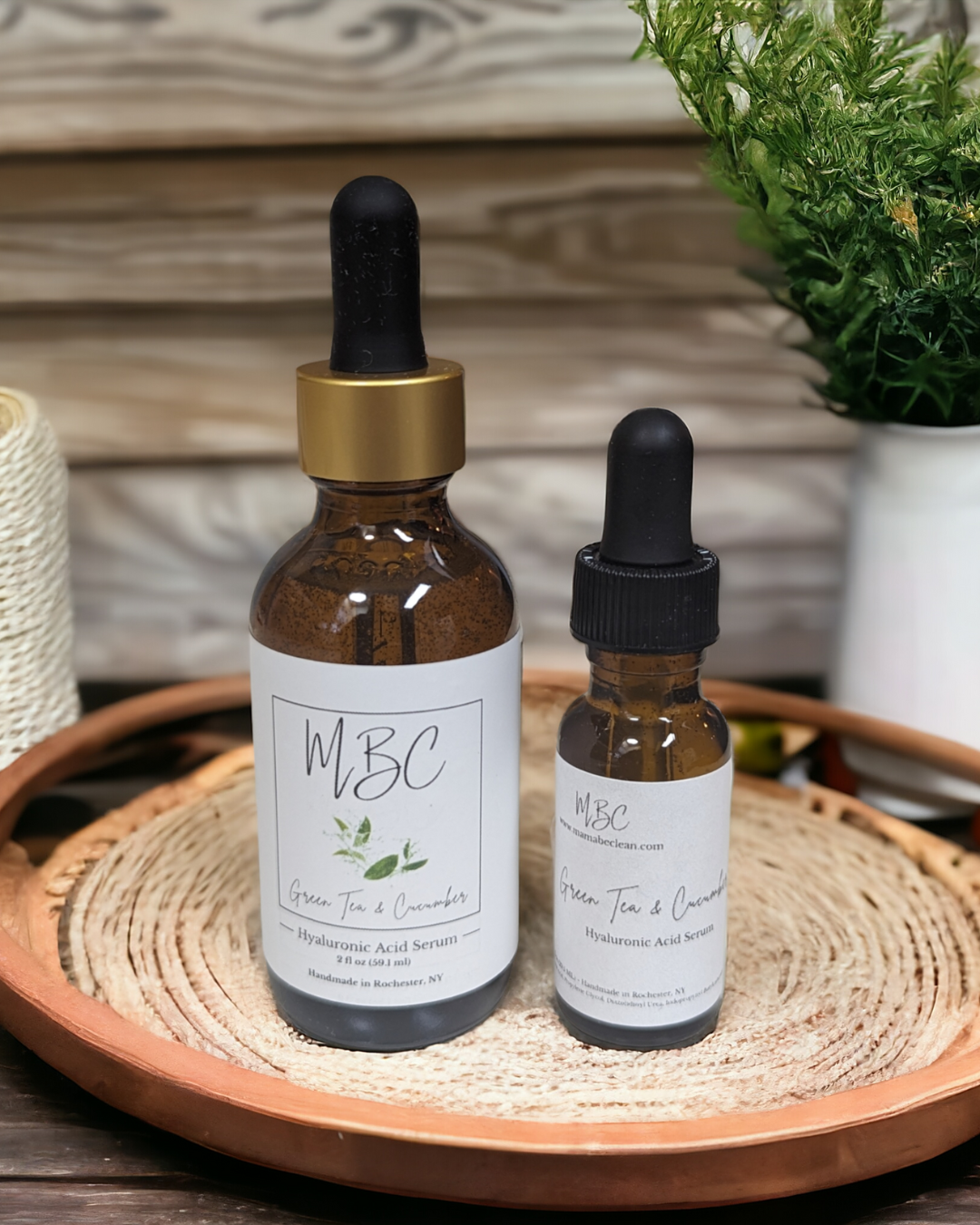 Hydrating Serum – Green Tea & Cucumber + Hyaluronic Acid