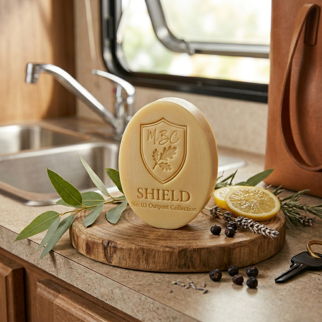 No.04 SHIELD | Lemon Eucalyptus Botanical Soap (Preorder)