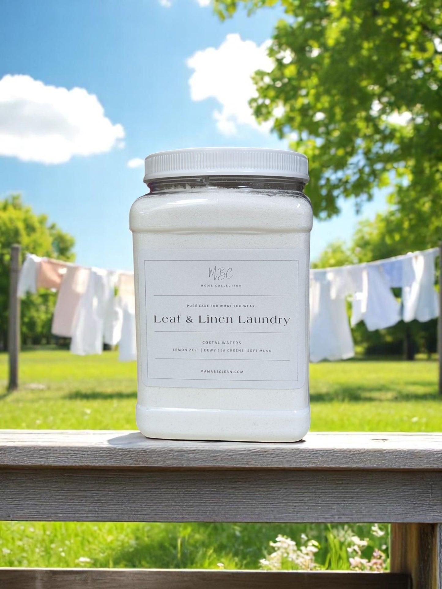 Sun Kissed Linen | Leaf & Linen Laundry Powder
