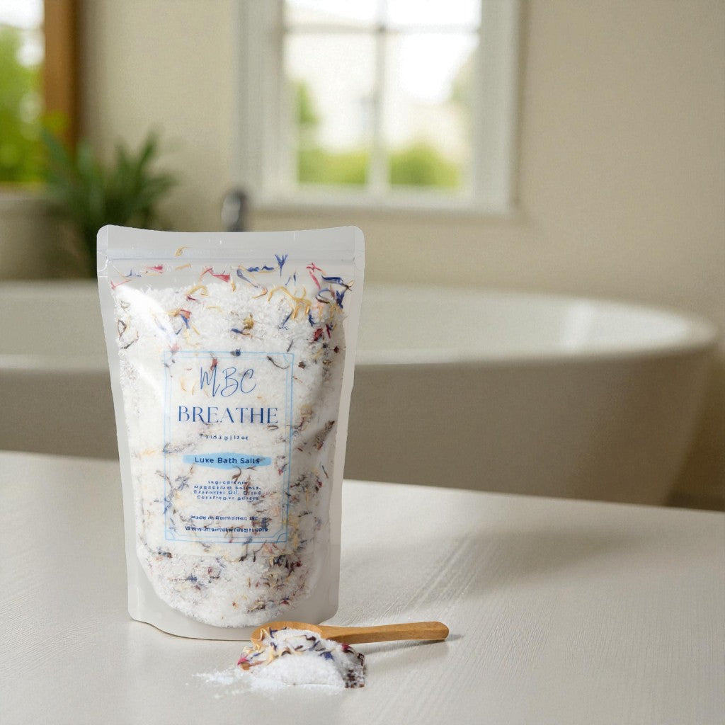 Breathe Mineral Bath | Epsom & Dead Sea Salts with Eucalyptus & Peppermint