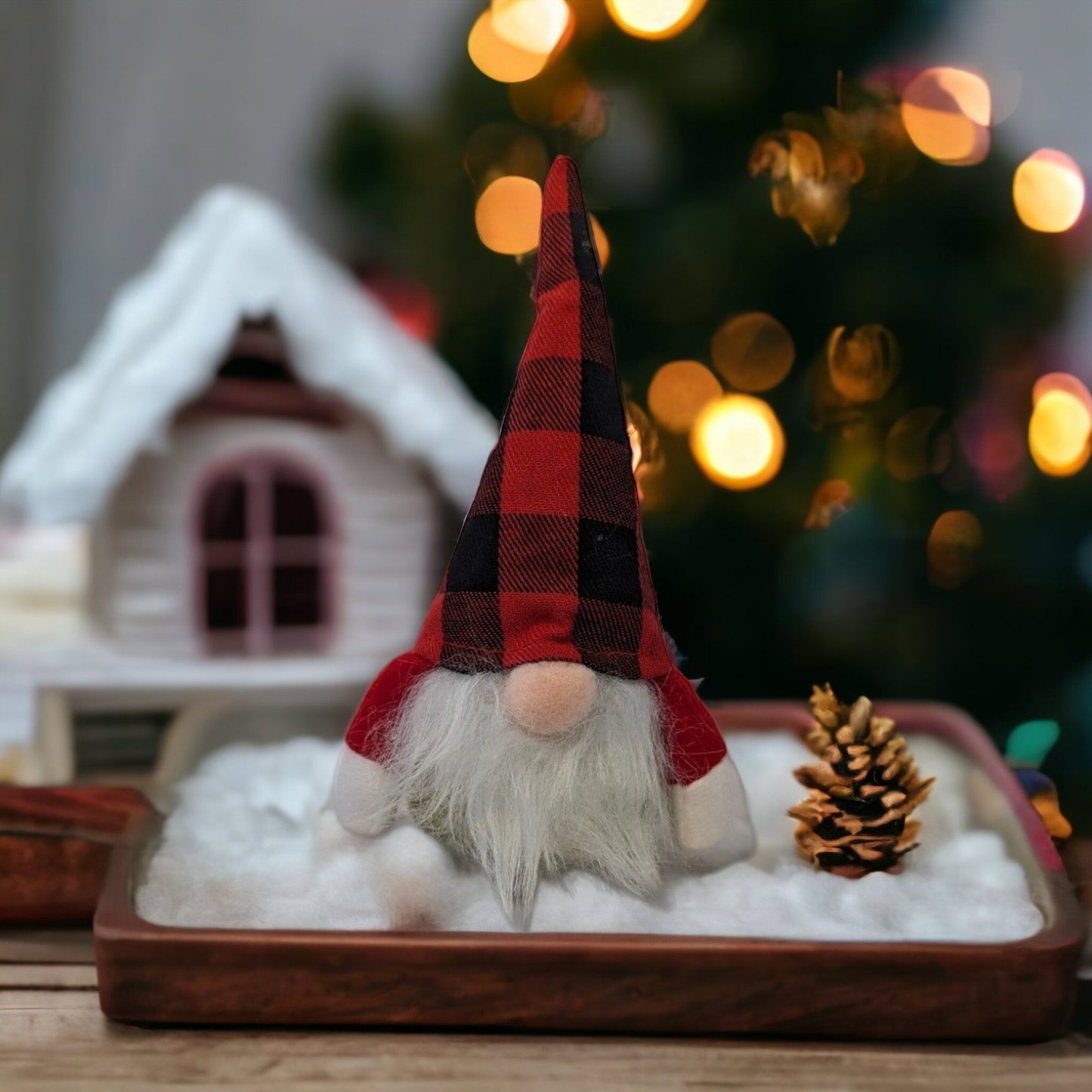 Santa Hat Gnome Jar | Holiday Bath Salts Gift