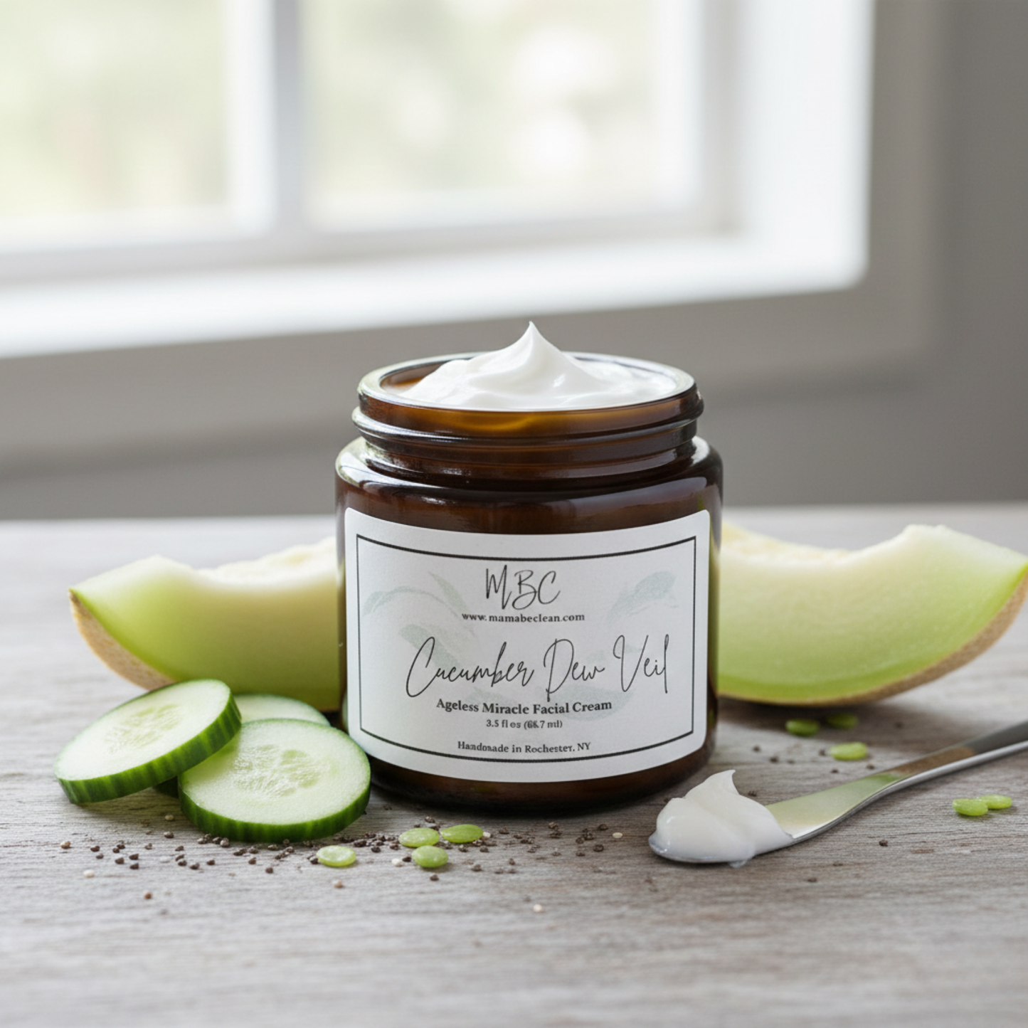 Cucumber Dew Veil | Somatic Moisture & Shielding Protocol