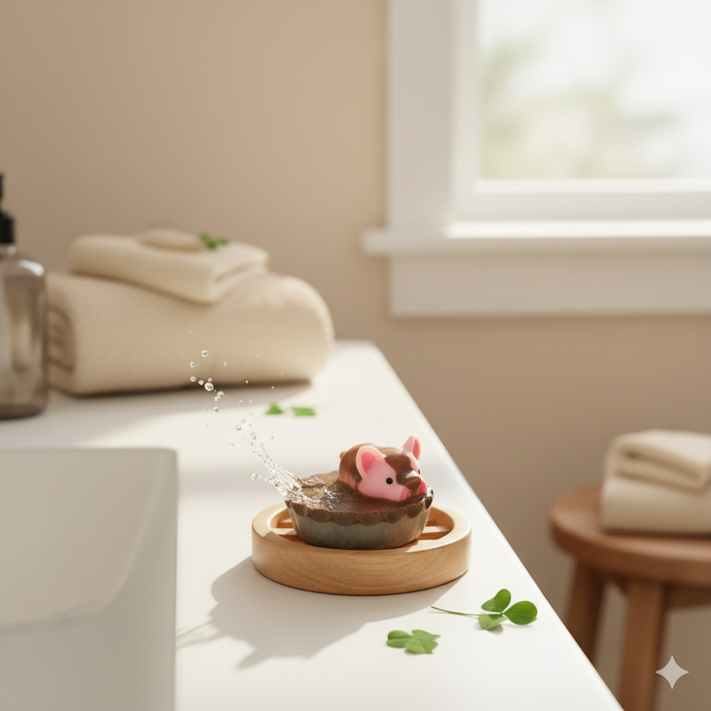 Piggy Puddle Goat Milk Soap | The Seedling Series | Toy Surprise