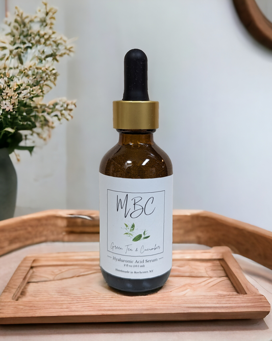 Hydrating Serum – Green Tea & Cucumber + Hyaluronic Acid