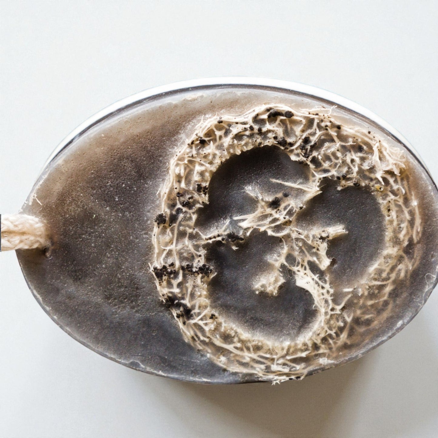 Hanging Rope Bar Soap | Charcoal Goat Milk with Tea Tree