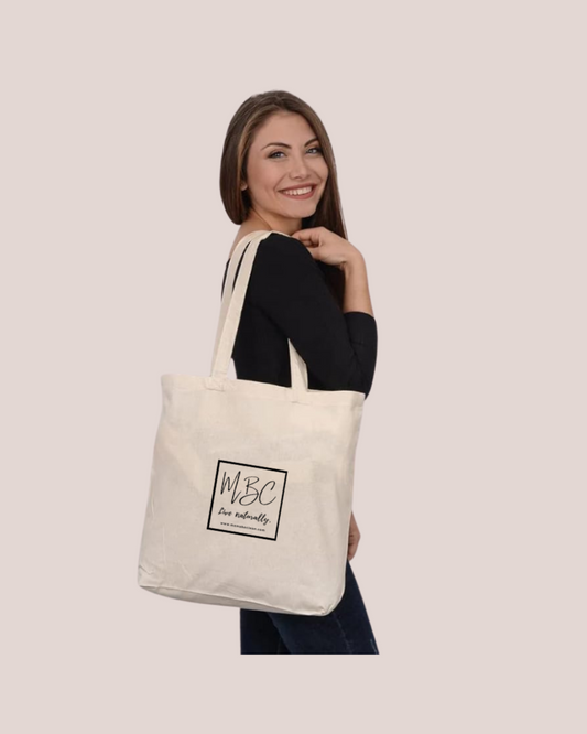 Natural Canvas Tote Bag
