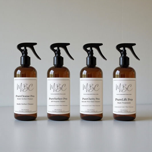 Precision Vessel | 16oz Amber Plastic Wholesale Set of 4