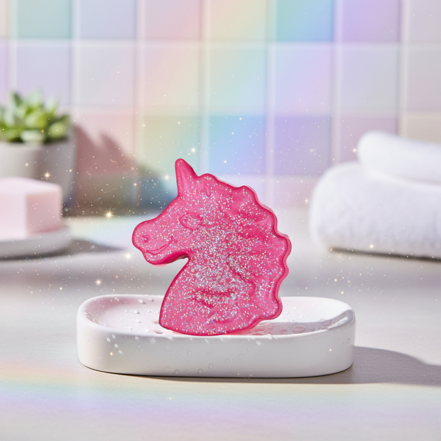 Glitter Glow Unicorn Soap | The Seedling Series