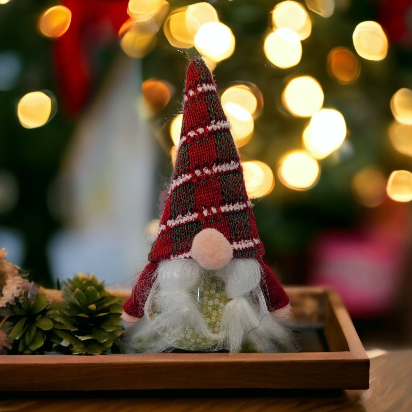Santa Hat Gnome Jar | Holiday Bath Salts Gift