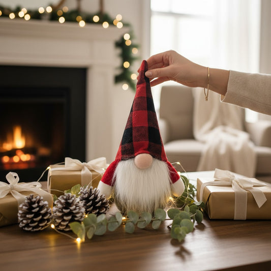 Santa Hat Gnome Jar | Holiday Bath Salts Gift