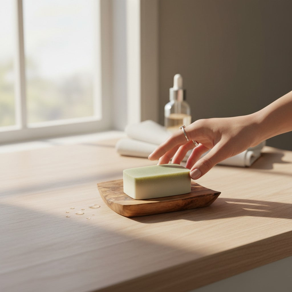 French Green Clay & Tea Tree Facial Bar | Purifying & Clarifying