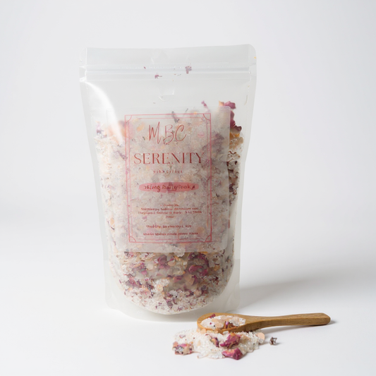 Serenity Luxe Bath Soak | Rose-Infused Relaxation & Balance