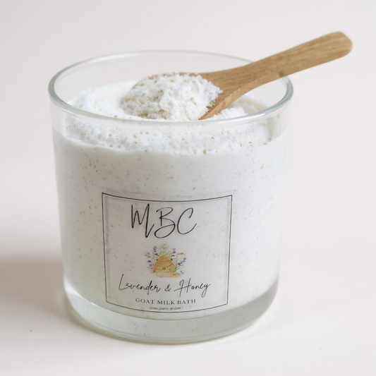 Honey Lavender Soothing Bath Soak | Relaxing Goat Milk Bath