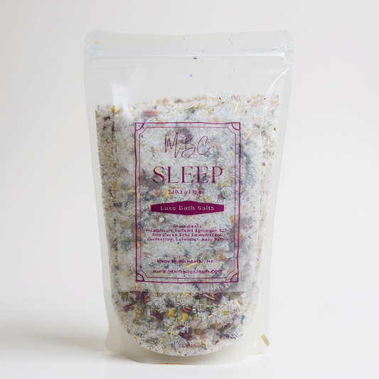 Sleep Luxe Bath Salts | Magnesium, Lavender, Chamomile & Melatonin