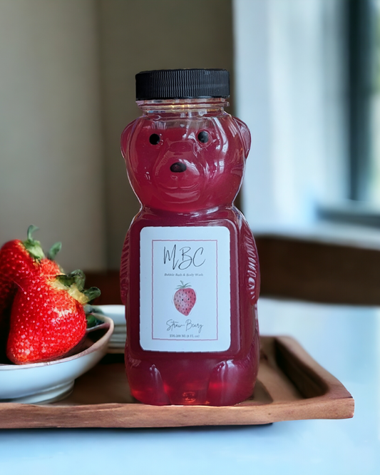Bear Hug Bubble Bath – Strawberry Dream | Tear-Free & Natural