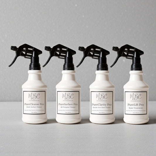 Precision Vessel | 32oz White Plastic Wholesale Set of 4